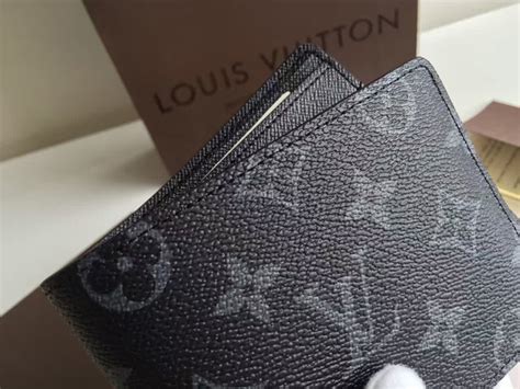 men Lv black wallet